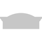 Ekena Millwork Eyebrow Architectural Grade PVC Pediment, 24"W x 10-1/2"H x 2-3/4"P PEDP024X105EYE00 - alternate 3